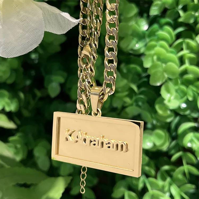 Name Necklace Custom - Custom Name Hip Hop Necklace for