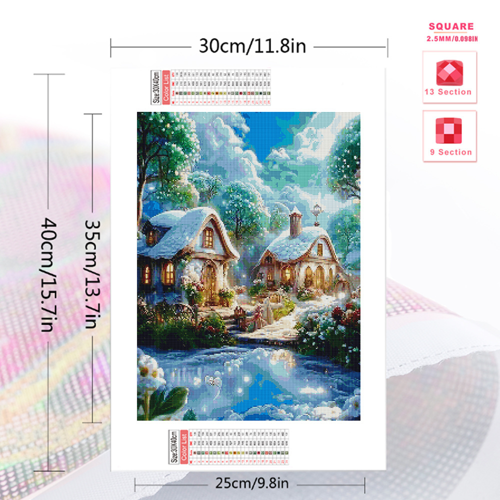 Evershine House Diamond Painti - đánh giá và giá Photo Mosaic Print