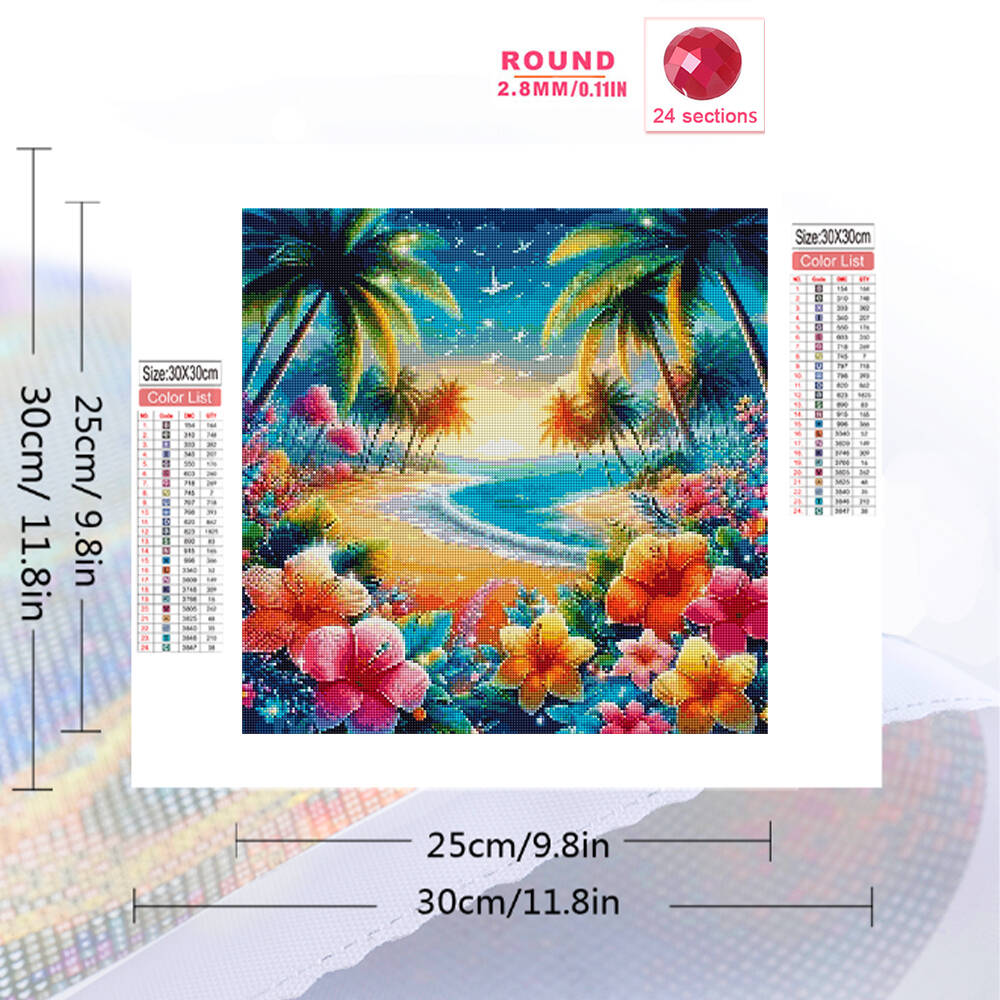 Diamond Painting seaside lands - đánh giá và giá Photo Mosaic Print