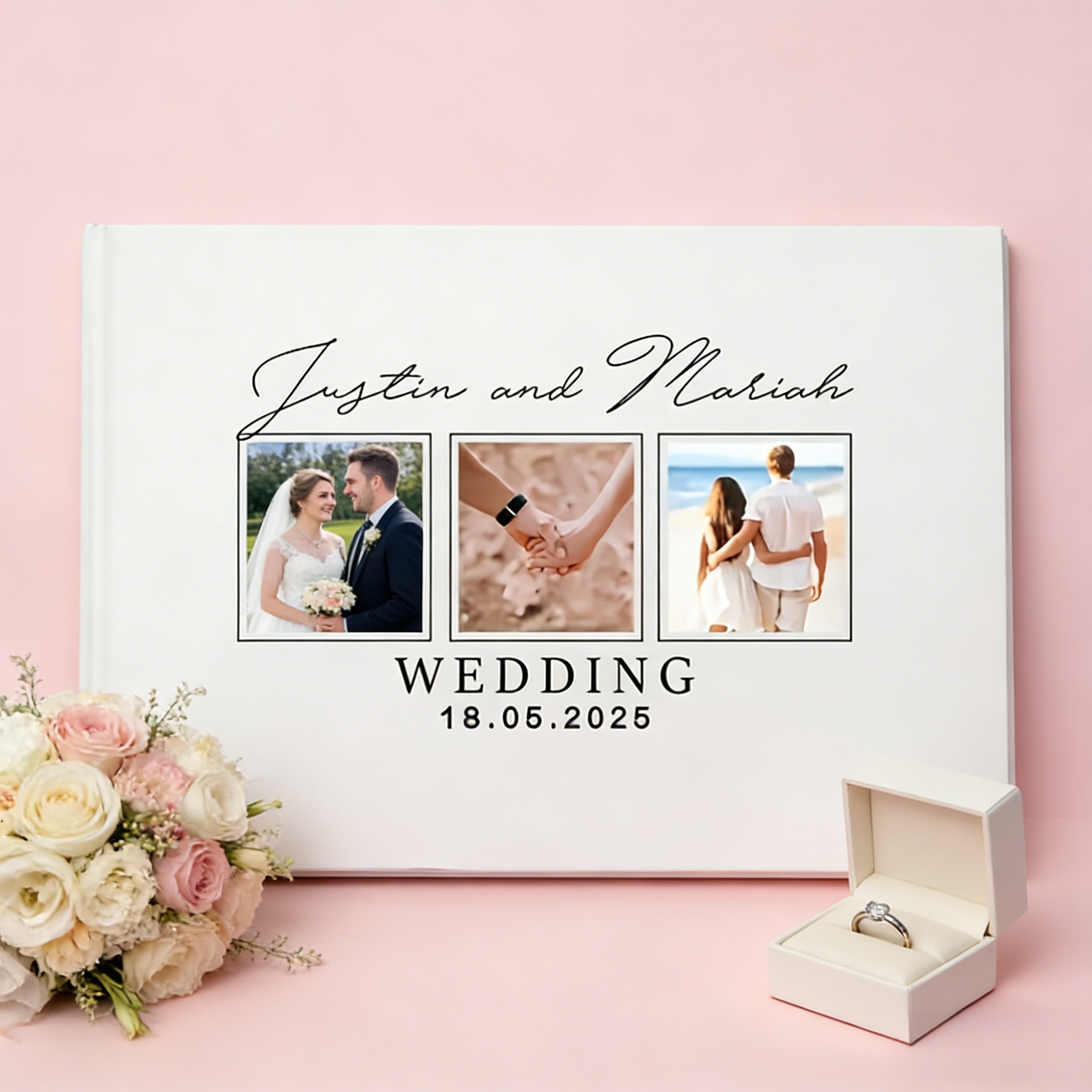 A Custom Wedding Guest Book -  - đánh giá và giá Custom Photo Book